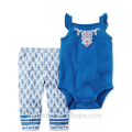 Set de ropa para niños de verano Top sin mangas de niños con shorts Ropa de algodón para niños